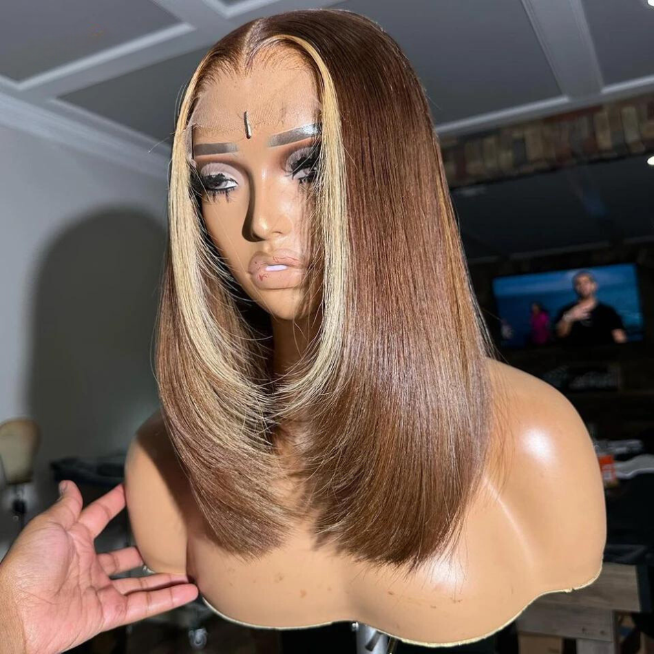 Bob Wig Marron Blond 13x4 Straight