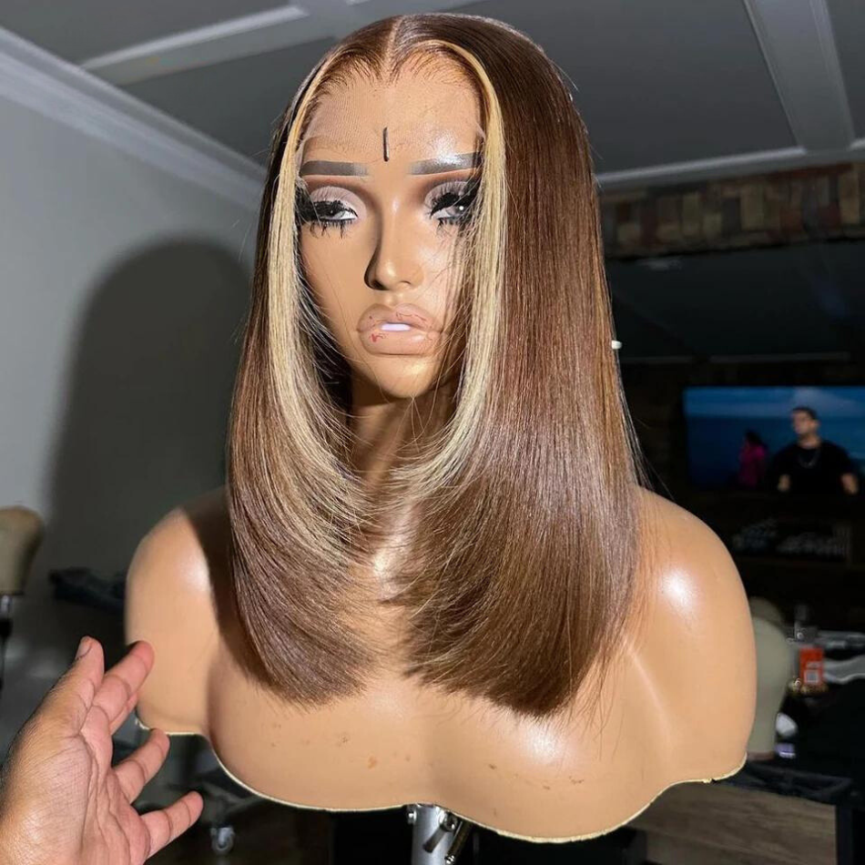 Bob Wig Marron Blond 13x4 Straight