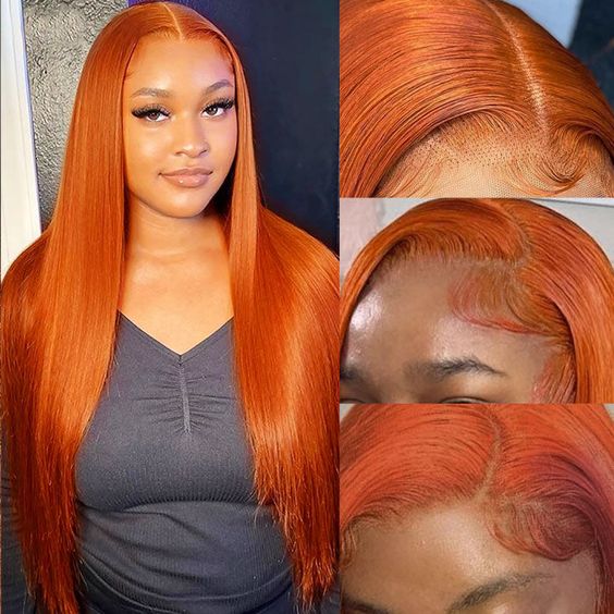 Lace Frontale 13x4 4x4 HD Lace Ginger Straight
