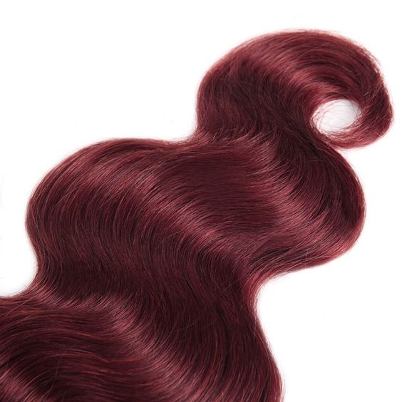 3 Paquets de Tissage Bordeaux Body Wave