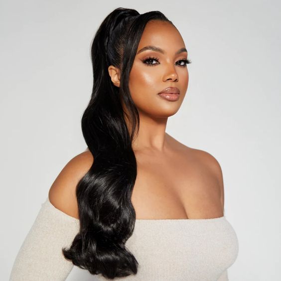 Ponytail Queue De Cheval Body Wave
