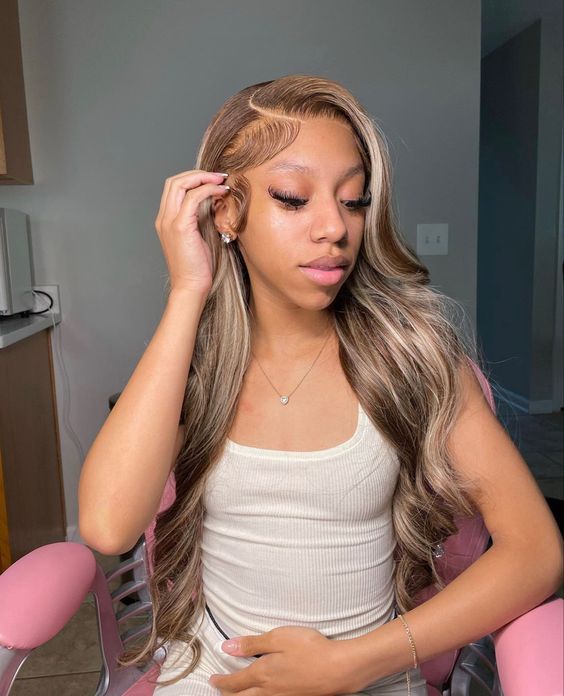 Lace Frontale 13x4 13x6 HD Lace Ash Blond Châtain Body Wave