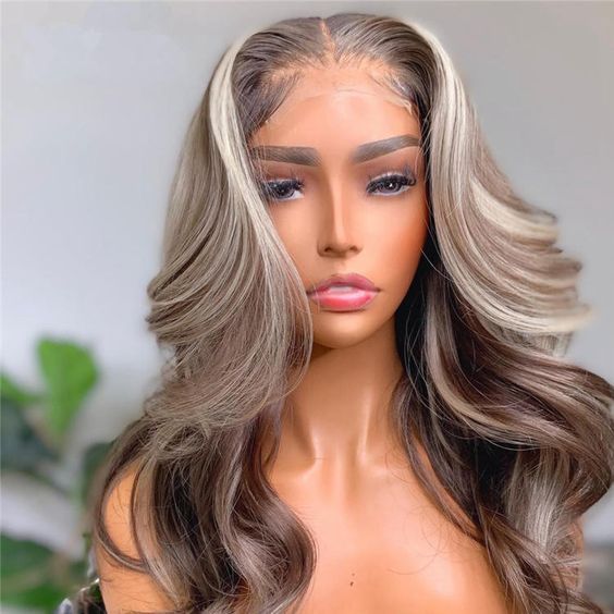 Lace Frontale 13x4 13x6 HD Lace Ash Blond Châtain Body Wave