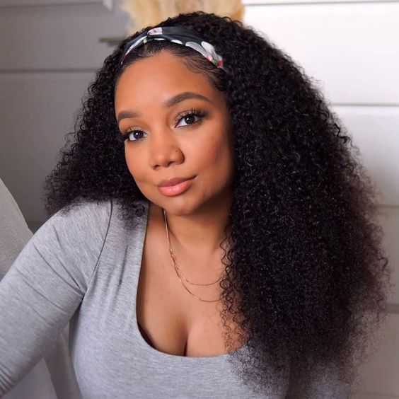 Perruque Bandeau Kinky Curly