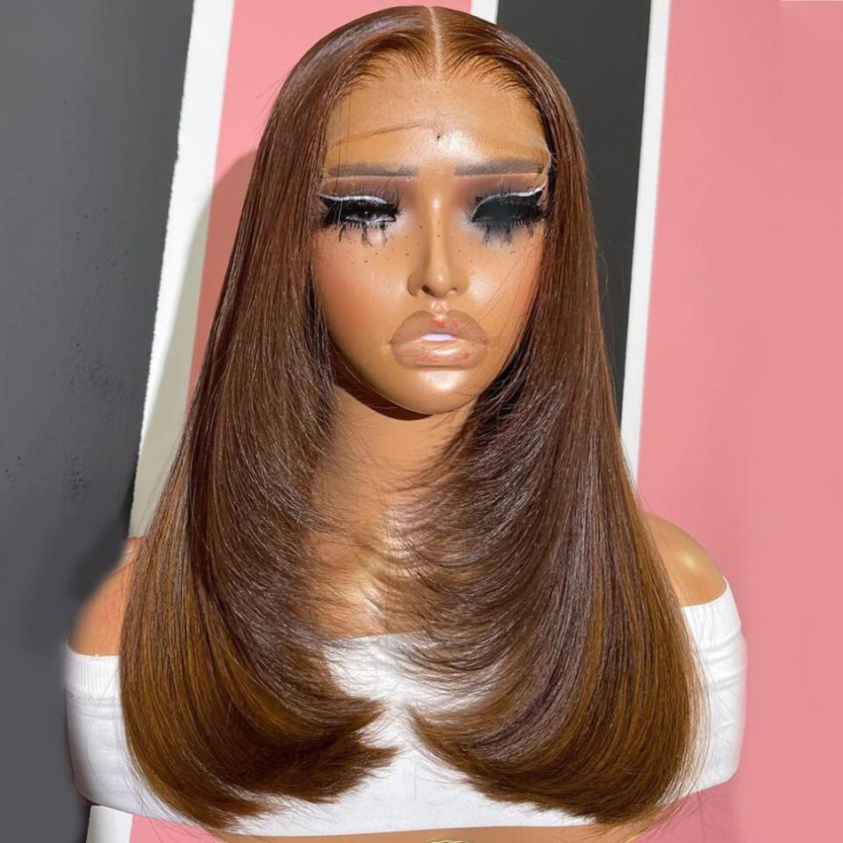 Bob Wig 13x4 Marron Straight