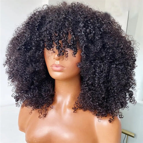 Offre à 157€ = 10" Bob Kinky Curly + Pérruque Pixie 13x4 Straight