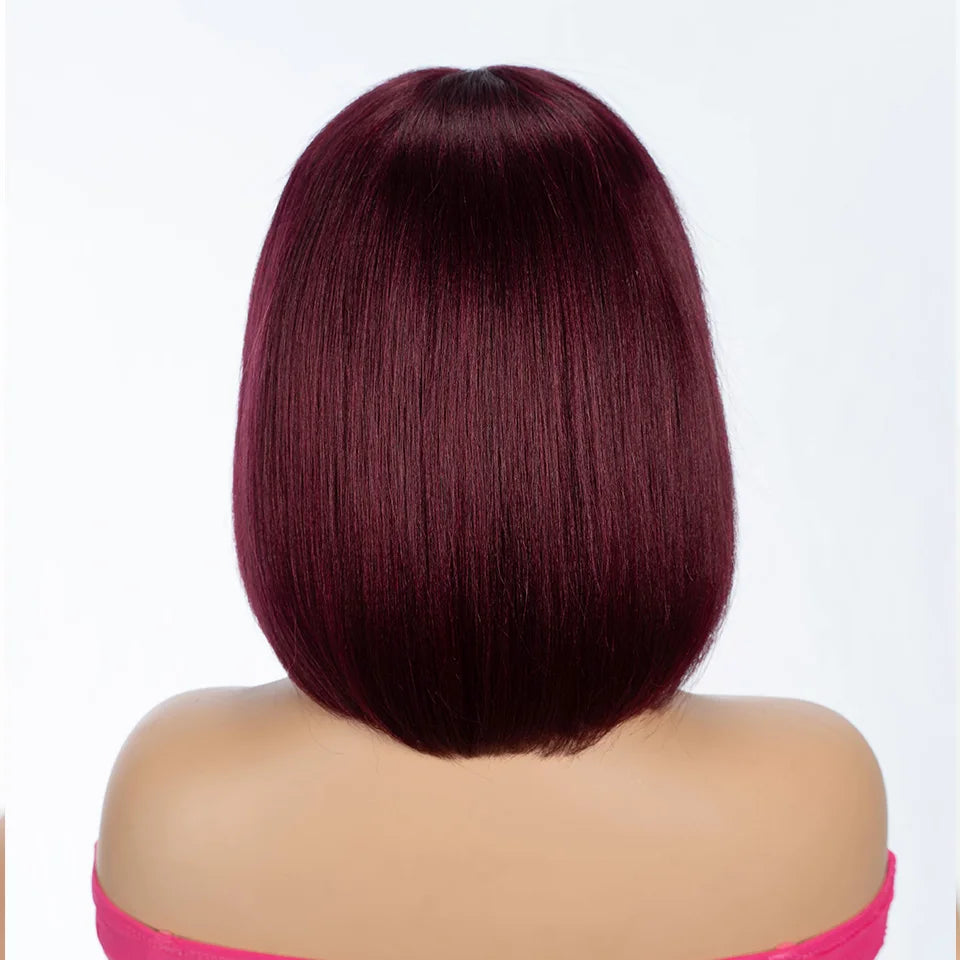 Bob Wig Frange Bordeaux Straight