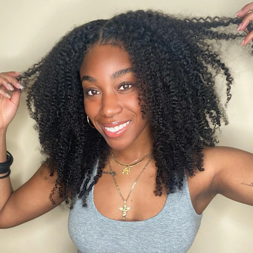 Lace Frontale Mongolian Afro Kinky Curly