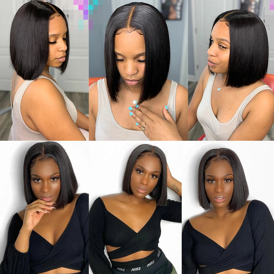 Bob Wig T-Lace Straight