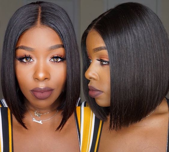 Bob Wig T-Lace Straight
