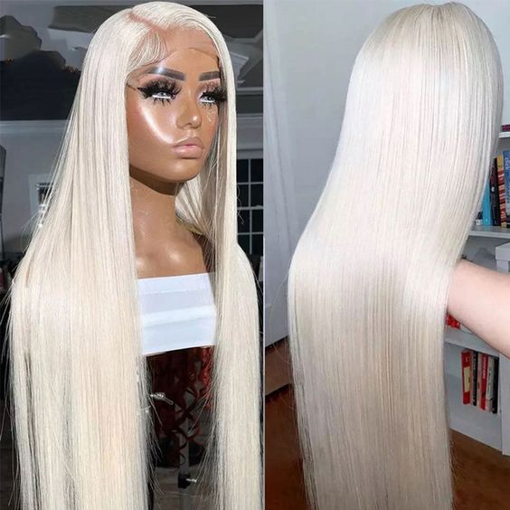 Lace Frontale 13x4 HD Lace Ash Blond Straight
