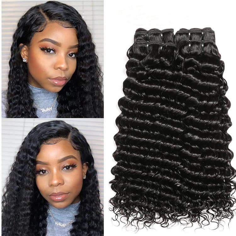 3 Paquets de Tissage Deep Wave