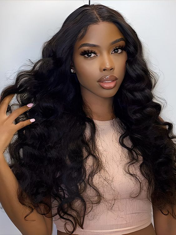 3 Paquets de Tissage + Lace Frontale Loose Wave