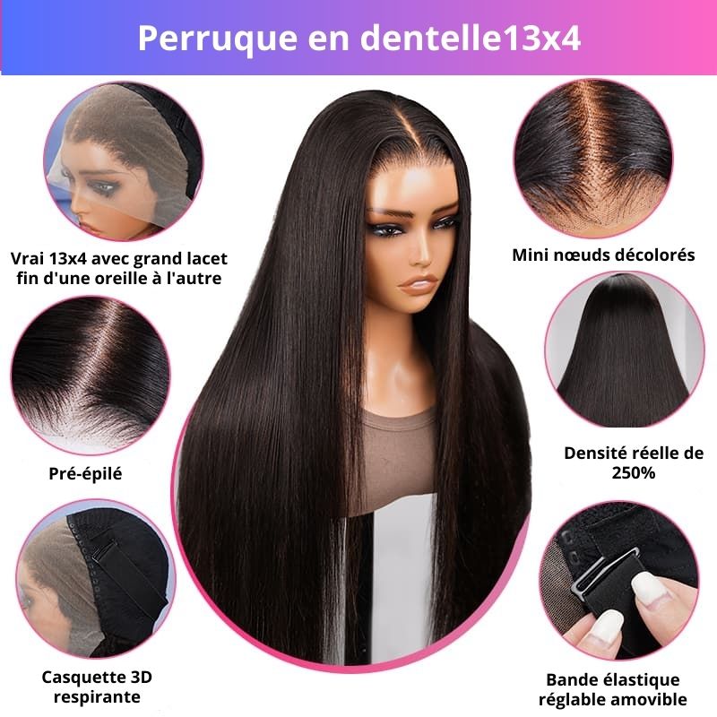Glueless Wig 13x4 Straight