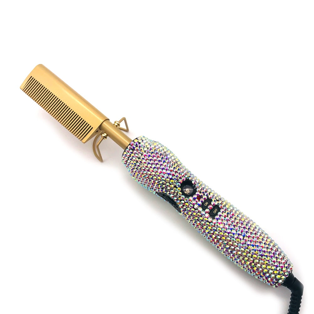 Peigne Lisseur Chauffant Crystal