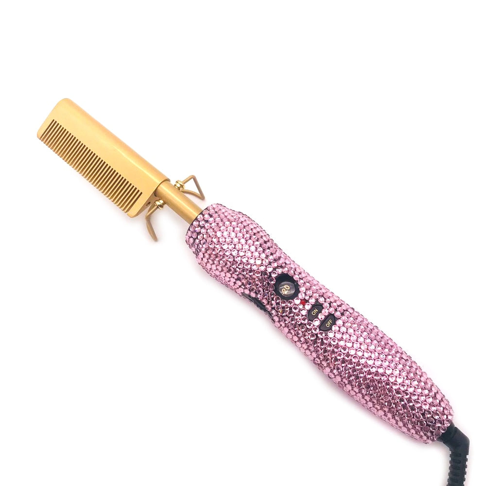 Peigne Lisseur Chauffant Crystal