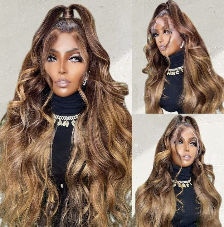 Lace Frontale 360 HD Lace Highlight Body Wave