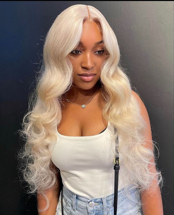 Lace Frontale 13x4 13x6 HD Lace Blond Platine Body Wave