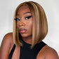 Bob Wig Lace Frontale 13x4 4x4 Highlight Straight