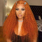 Lace Frontale 13x4 4x4 HD Lace Ginger Deep Wave